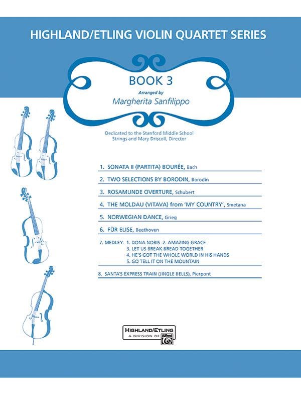 Highland/Etling Violin Quartet Series: Set 3